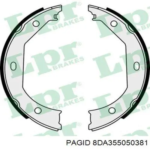 Тормозные колодки стояночного тормоза HELLA-PAGID 8DA355050381 цена, от 17.57 USD