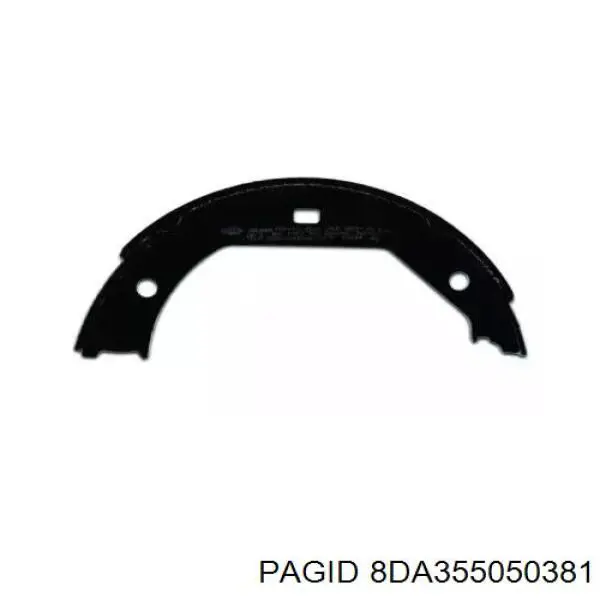 Колодки ручника 8DA355050381 HELLA-PAGID