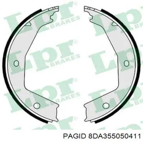 Колодки ручника 8DA355050411 HELLA-PAGID