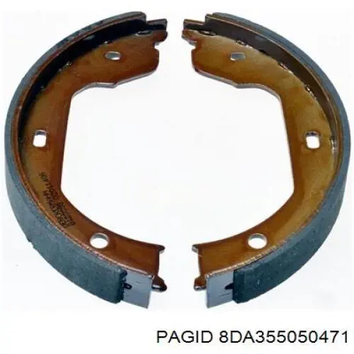 Тормозные колодки стояночного тормоза HELLA-PAGID 8DA355050471 цена, от 27.59 USD