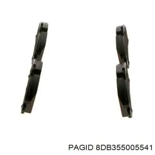 Задние дисковые колодки HELLA-PAGID 8DB355005541