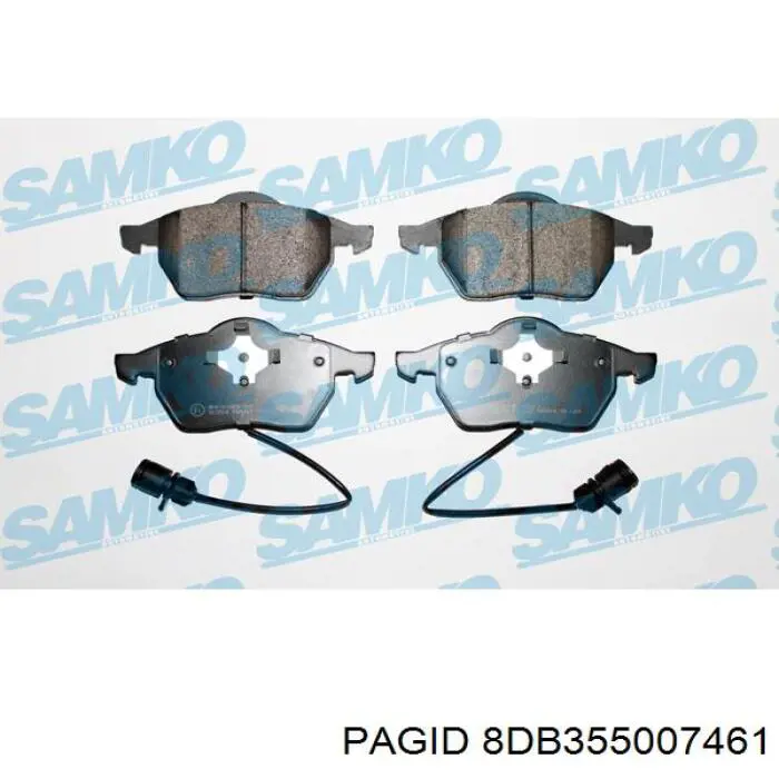 Колодки HELLA-PAGID 8DB355007461 цена, от 26.87 USD