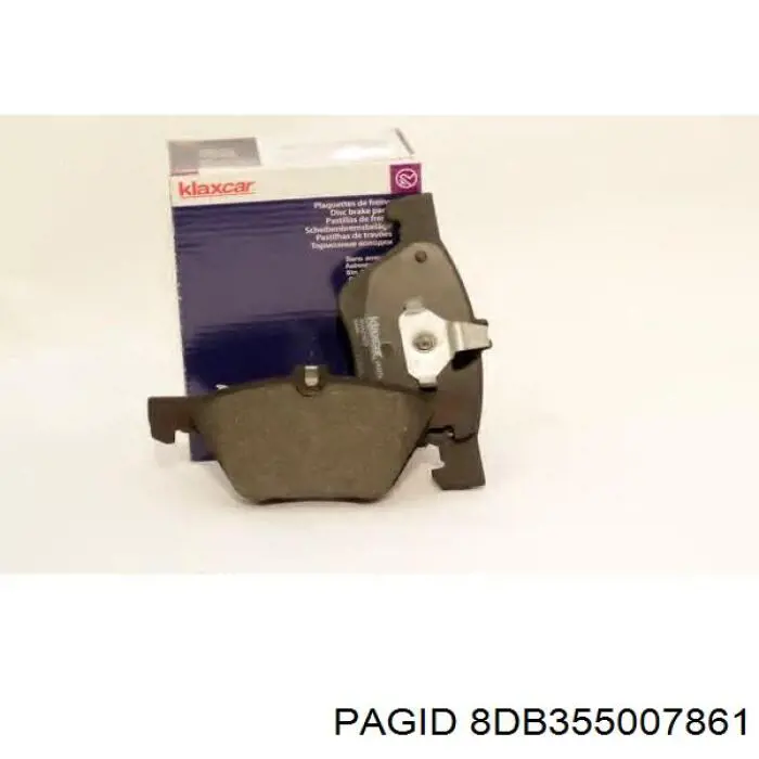 Передние тормозные колодки 8DB355007861 HELLA-PAGID