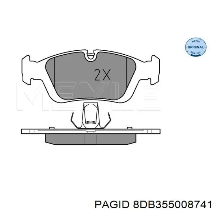 Колодки HELLA-PAGID 8DB355008741 цена, от 21.61 USD