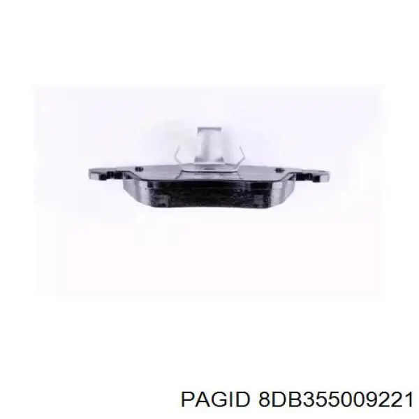 8DB 355 009-221 HELLA-PAGID передние тормозные колодки