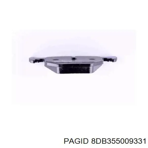 8DB355009331 HELLA-PAGID колодки тормозные задние дисковые