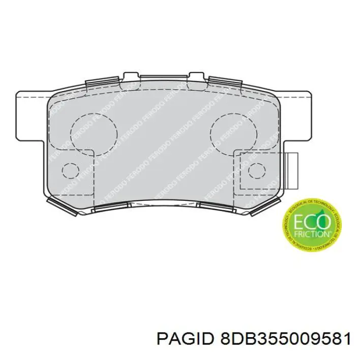 Колодки дисковые  HELLA-PAGID 8DB355009581 цена, от 22.93 USD