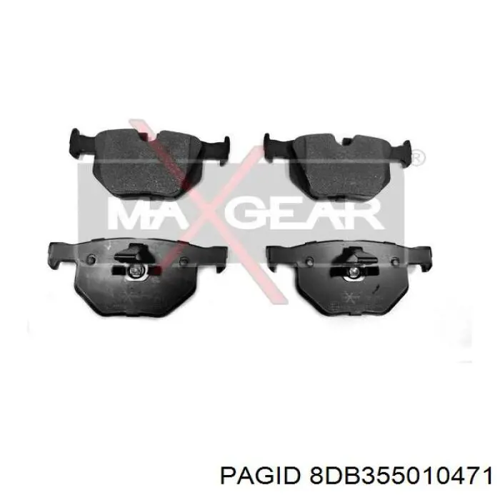 Колодки дисковые  HELLA-PAGID 8DB355010471 цена, от 29.32 USD