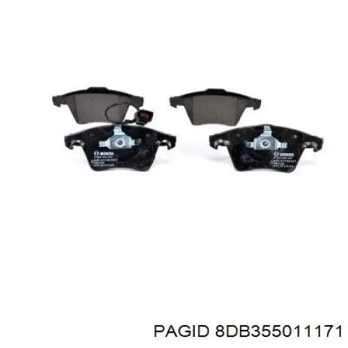 Тормозные колодки HELLA-PAGID 8DB355011171