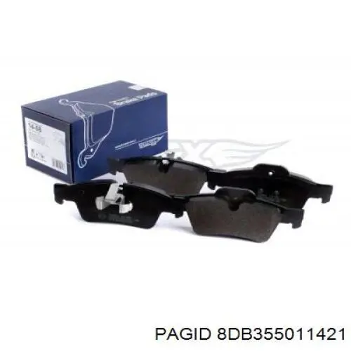 Колодки дисковые  HELLA-PAGID 8DB355011421 цена, от 46.27 USD