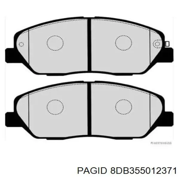 Тормозные колодки HELLA-PAGID 8DB355012371