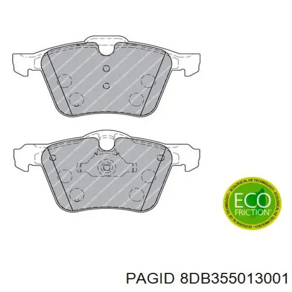Колодки HELLA-PAGID 8DB355013001 цена, от 37.69 USD