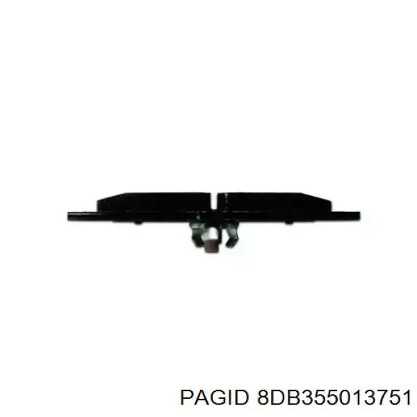 8DB355013751 HELLA-PAGID Колодки передние