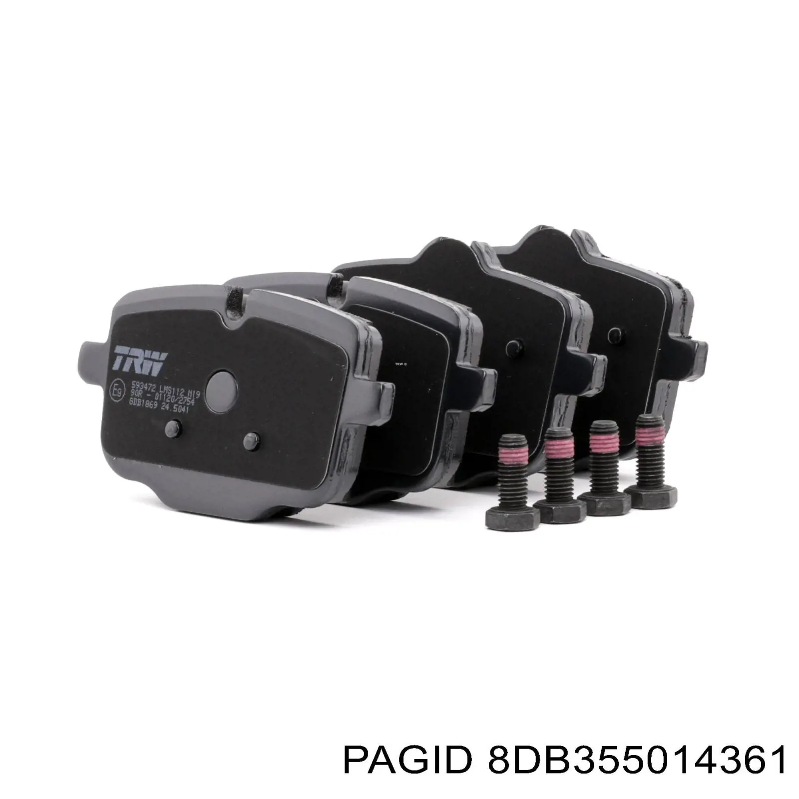 Колодки дисковые  HELLA-PAGID 8DB355014361 цена, от 78.87 USD