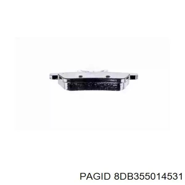 8DB355014531 HELLA-PAGID Колодки тормозные дисковые комплект