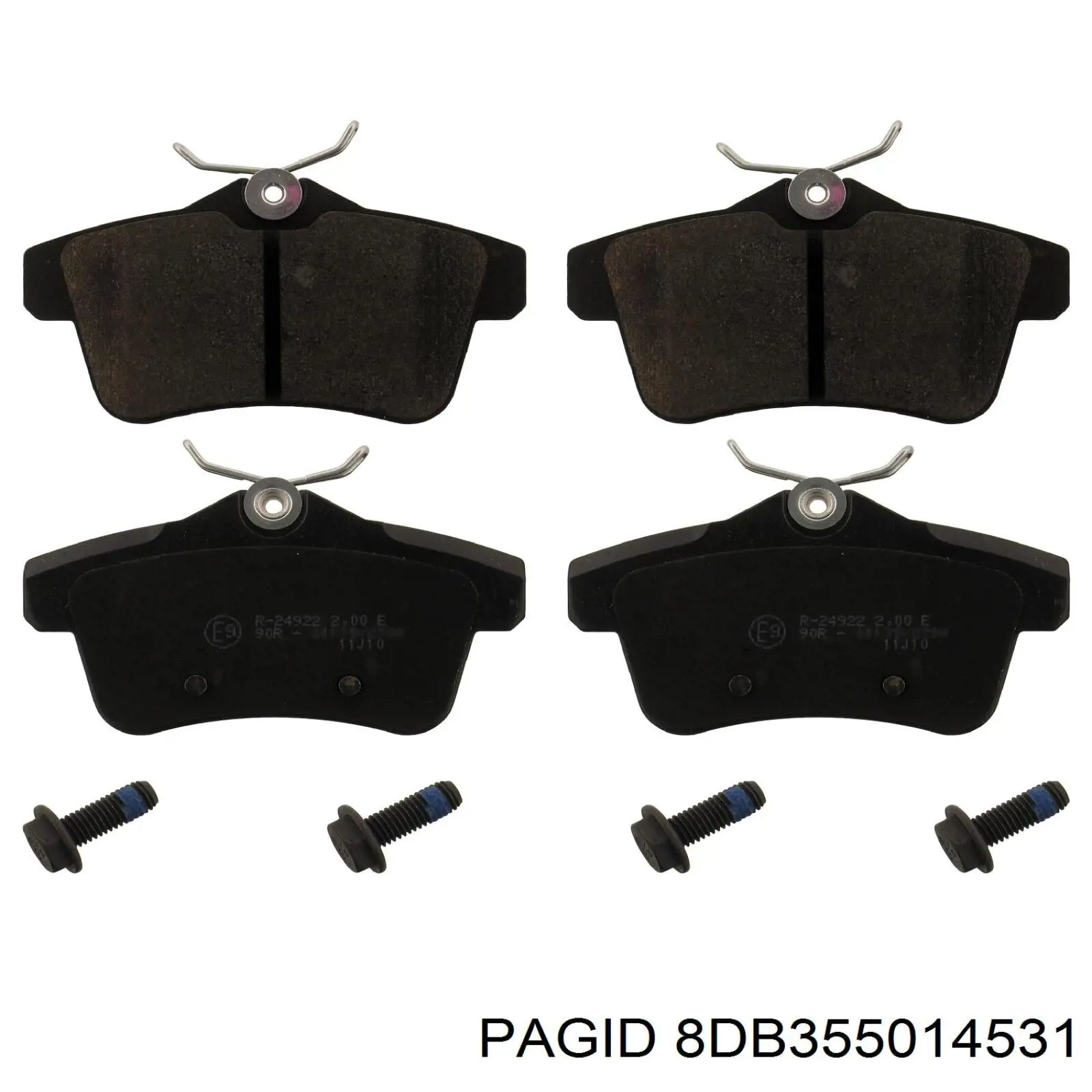 Колодки дисковые  HELLA-PAGID 8DB355014531 цена, от 29.30 USD