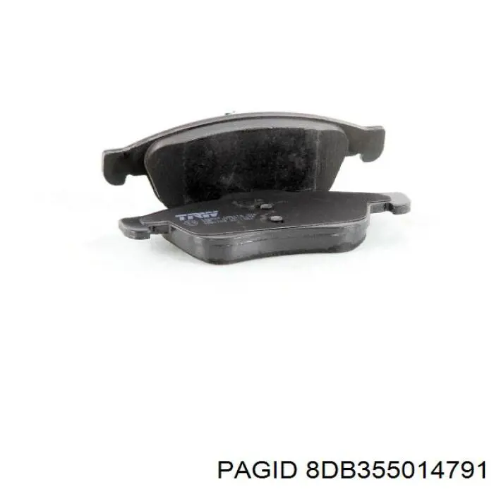 Тормозные колодки HELLA-PAGID 8DB355014791