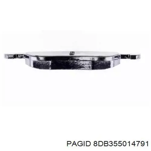 8DB355014791 HELLA-PAGID Колодки передние
