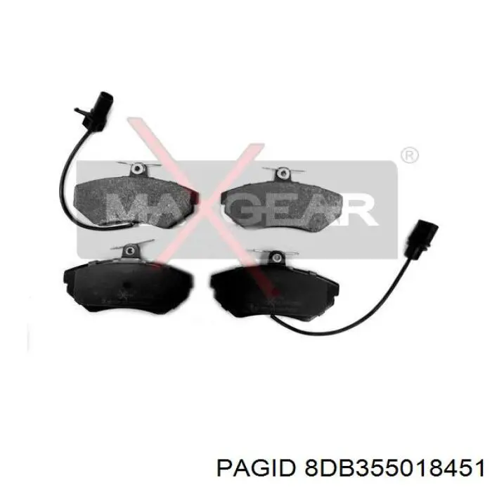 Колодки HELLA-PAGID 8DB355018451 цена, от 24.63 USD
