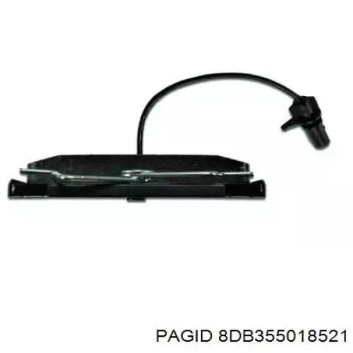 Передние тормозные колодки 8DB355018521 HELLA-PAGID