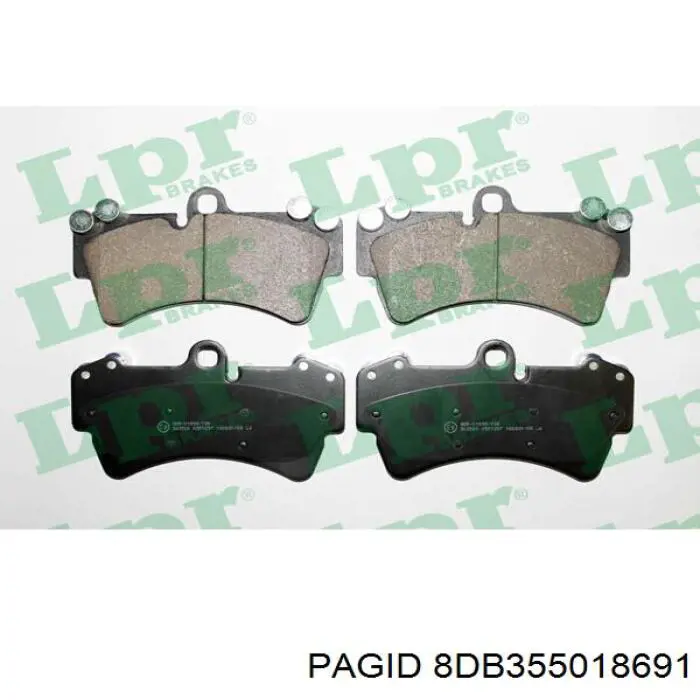 Колодки HELLA-PAGID 8DB355018691 цена, от 78.14 USD
