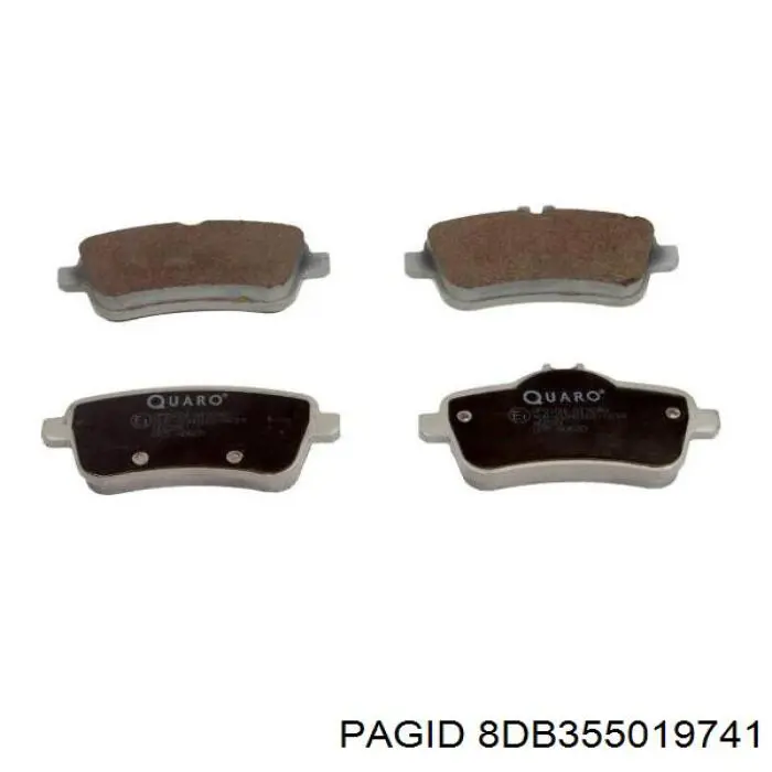 Колодки дисковые  HELLA-PAGID 8DB355019741 цена, от 73.22 USD