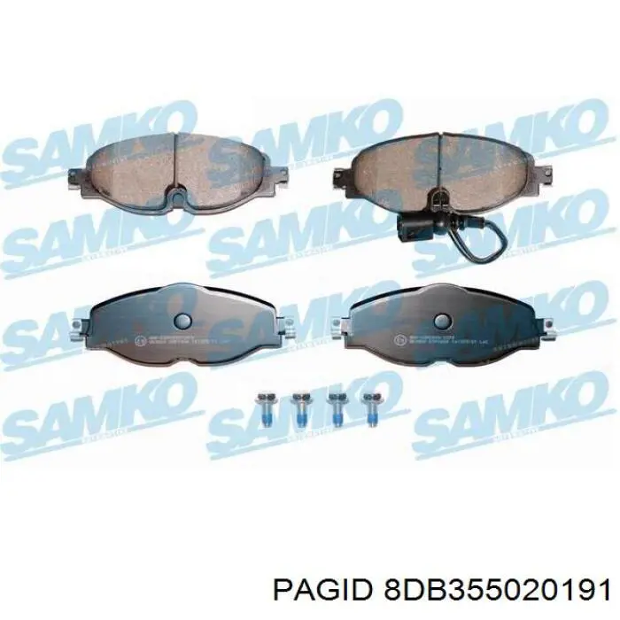 Колодки HELLA-PAGID 8DB355020191 цена, от 57.68 USD