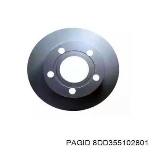 Тормозные диски 8DD355102801 HELLA-PAGID