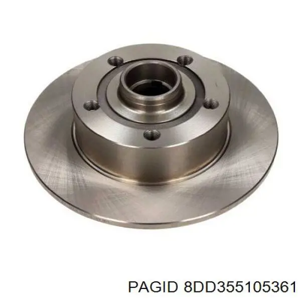 Тормоз дисковый передний HELLA-PAGID 8DD355105361 цена, от 14.12 USD