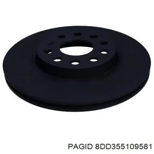 Передние тормозные диски 8DD355109581 HELLA-PAGID