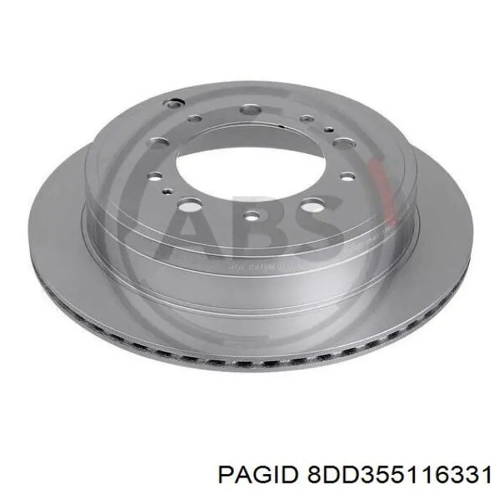 8DD355116331 HELLA-PAGID Дисковый тормоз