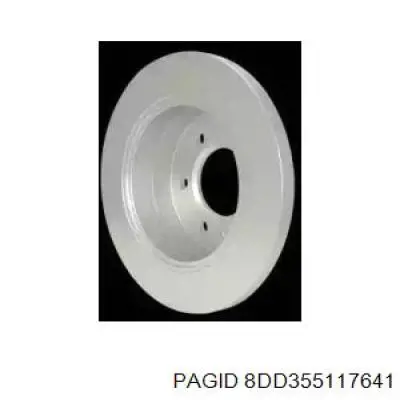 8DD355117641 HELLA-PAGID Дисковый тормоз