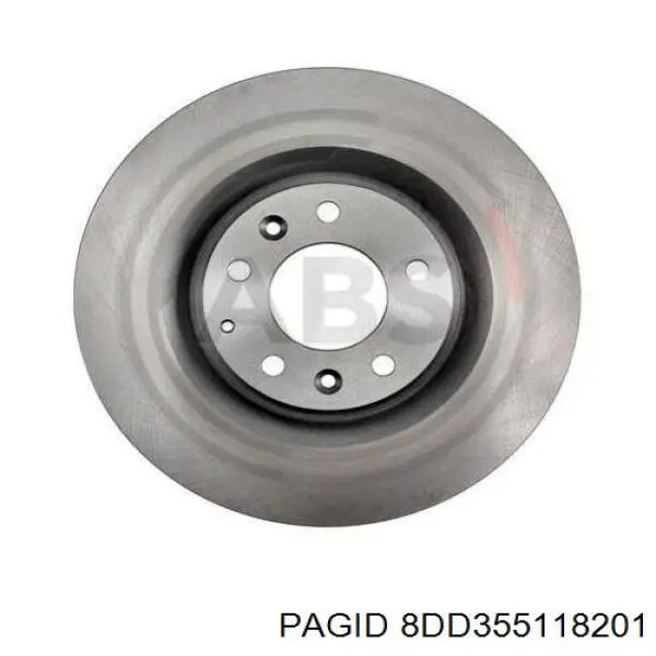 Тормоз дисковый передний HELLA-PAGID 8DD355118201 цена, от 63.08 USD