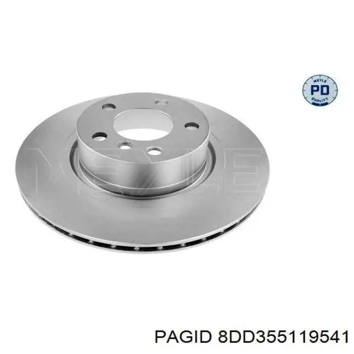 8DD355119541 HELLA-PAGID Дисковый тормоз