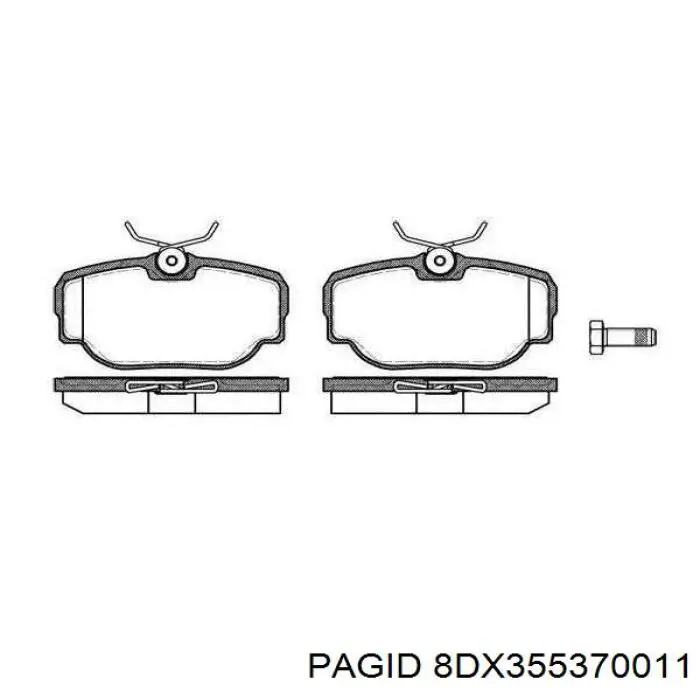 8DX355370011 HELLA-PAGID Средство для тормозов
