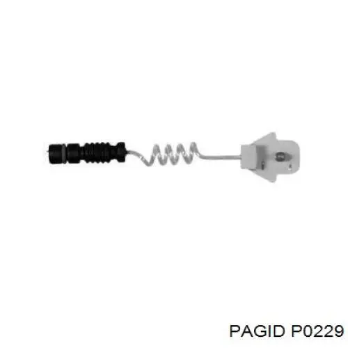 P0229 HELLA-PAGID датчик износа тормозных колодок передний