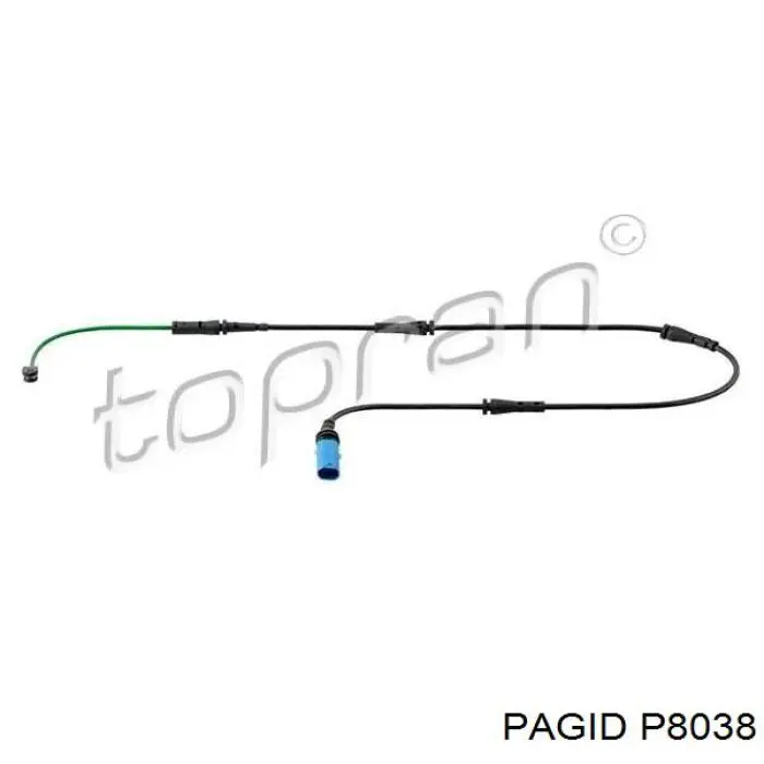 Купить P8038 HELLA-PAGID Сенсор износа