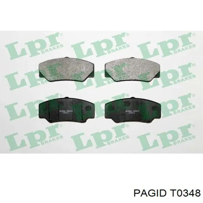 Колодки HELLA-PAGID T0348 цена, от 15.62 USD