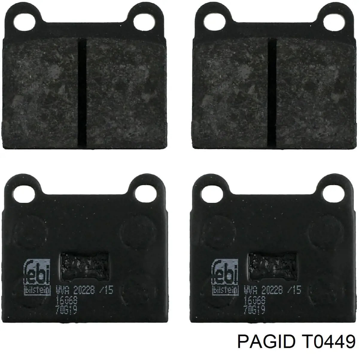 Колодки HELLA-PAGID T0449 цена, от 12.69 USD