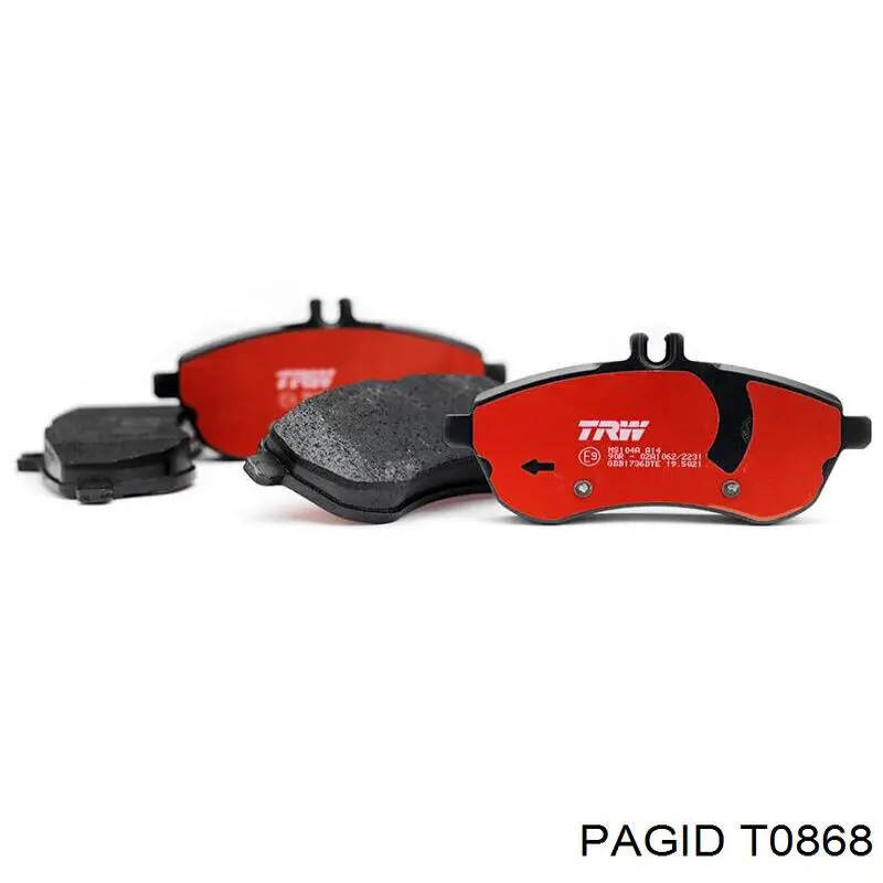 Передние тормозные колодки 0446512370 Daihatsu