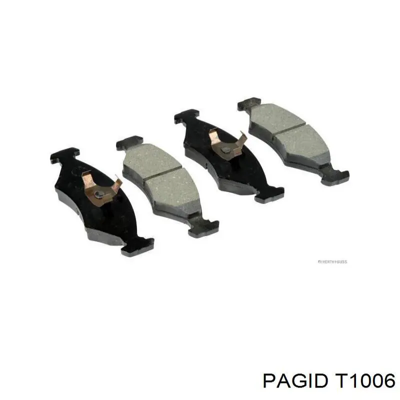 Купить T1006 HELLA-PAGID Колодки тормозные