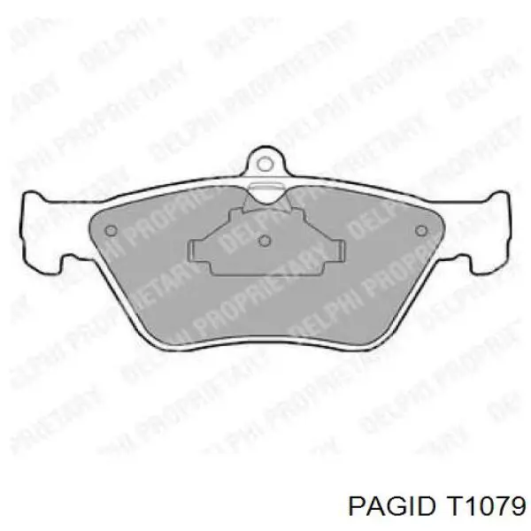 Тормозные колодки HELLA-PAGID T1079