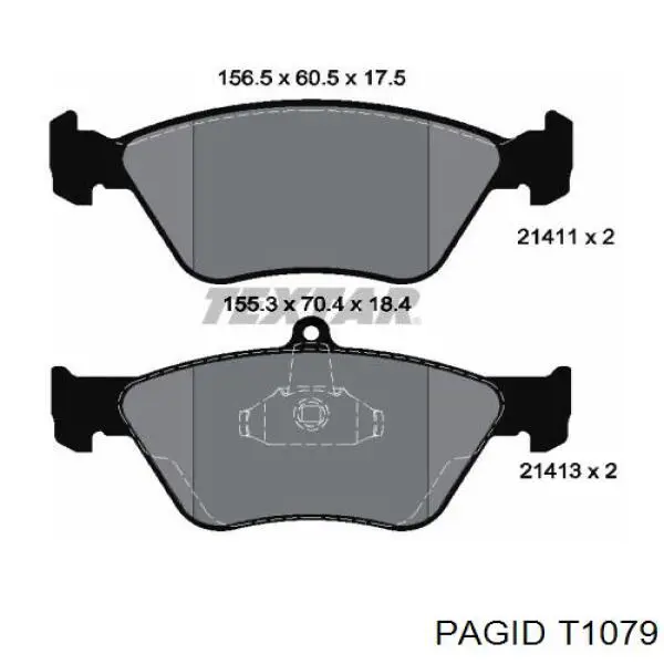 Колодки HELLA-PAGID T1079 цена, от 16.25 USD