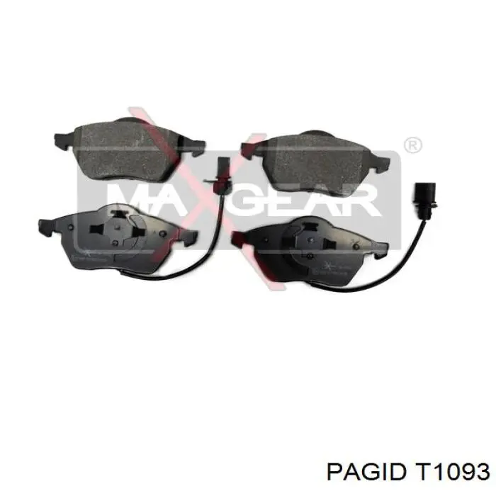 Купить T1093 HELLA-PAGID Колодки тормозные