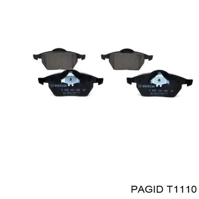 Тормозные колодки HELLA-PAGID T1110