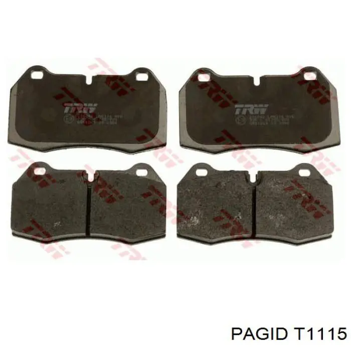 Колодки HELLA-PAGID T1115 цена, от 35.93 USD