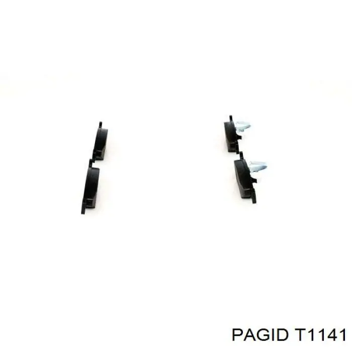 T1141 HELLA-PAGID Колодки передние