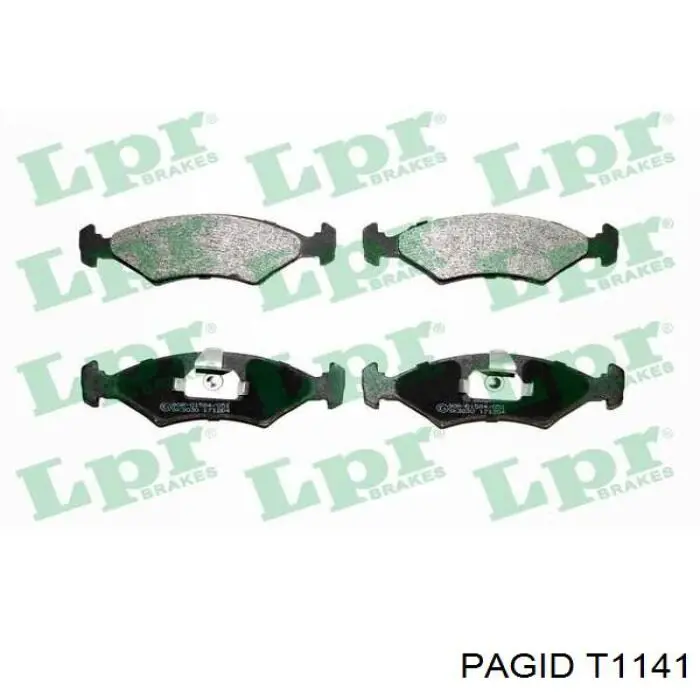 Купить T1141 HELLA-PAGID Колодки тормозные