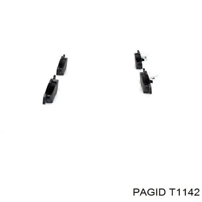 Задние дисковые колодки HELLA-PAGID T1142