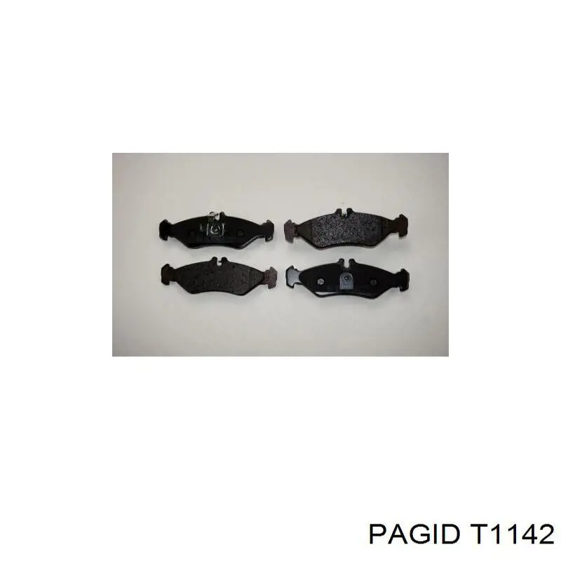 Колодки дисковые  HELLA-PAGID T1142 цена, от 15.05 USD